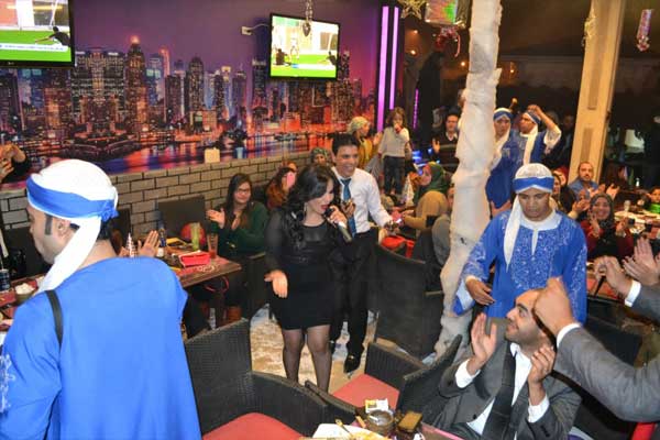 المطربة هدى في راس السنة 2014