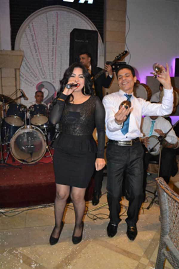 المطربة هدى في راس السنة 2014