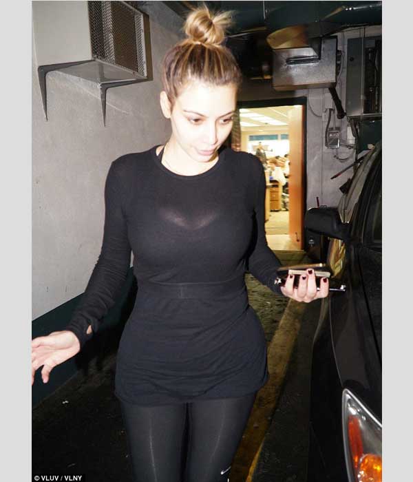 كيم كاردشيان بدون ماكياج