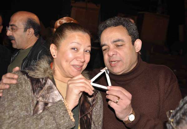 وائل نور مع انتصار في شارم الشيخ