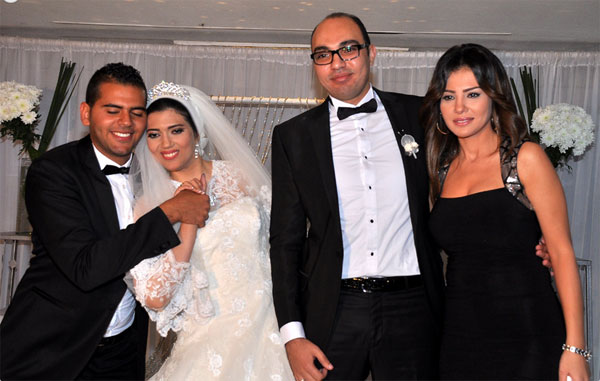 زفاف شقيق دينا فؤاد