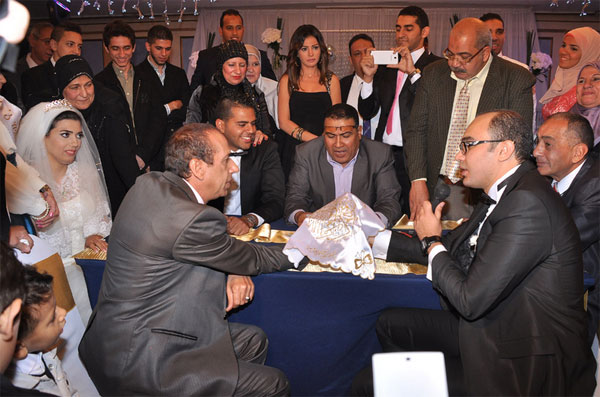 زفاف شقيقة دينا فؤاد