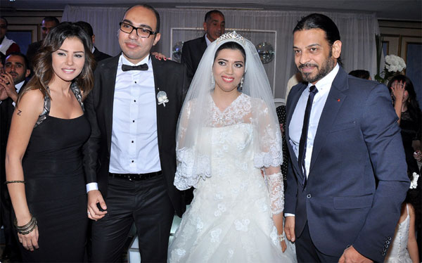 زفاف شقيقة دينا فؤاد