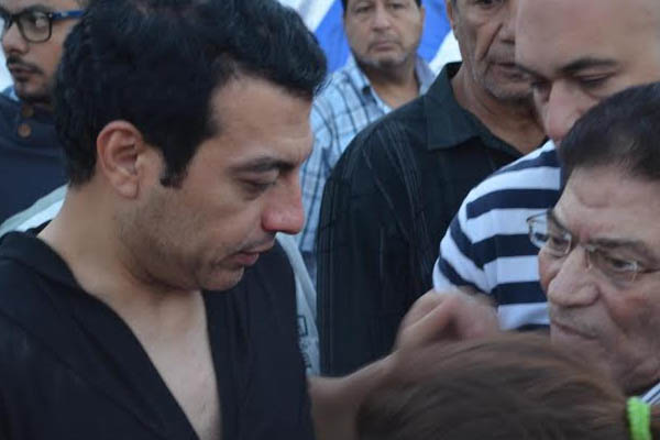 جنازة والدة ايهاب توفيق