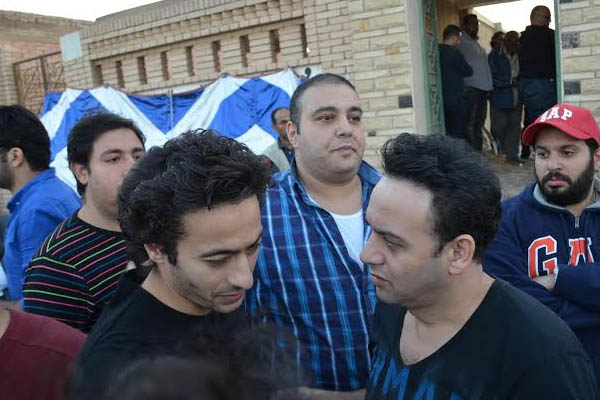 جنازة والدة ايهاب توفيق