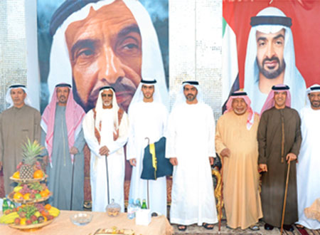 حامد بن زايد يحضر أفراح الكعبي والظاهري