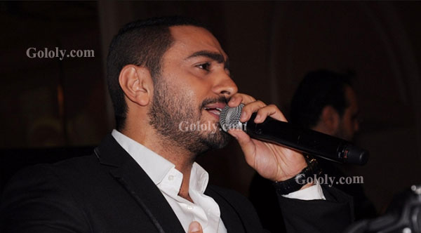 تامر حسني في حفل زفاف شريف ورانيا