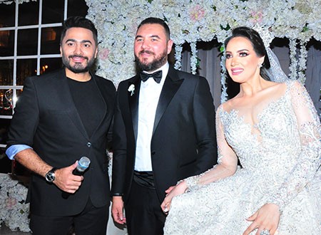 نجوم الفن في حفل زفاف كريمة رجل الأعمال محمود عبدالعال.. صور