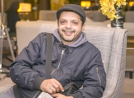 ظهور نادر لأبناء محمد هنيدي الثلاثة.. صور