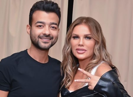 نيكول سابا وهيثم شاكر يشعلان حفلهما بنادي الزهور في مدينة نصر.. صور