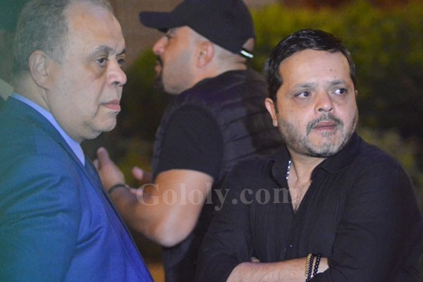 عزاء هيثم احمد ذكي - خطيبة هيثم احمد زكي واخوه والسقا وهنيدي