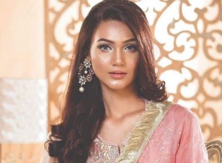 شيرين شيلا أول جنوب أسيوية مسلمة تشارك في مسابقة ملكة جمال الكون.. صور