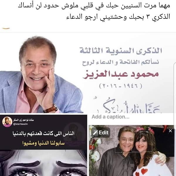 بوسي شلبي ومحمود عبدالعزيز
