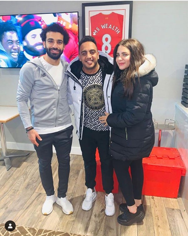 اوس اوس وزوجته و محمد صلاح