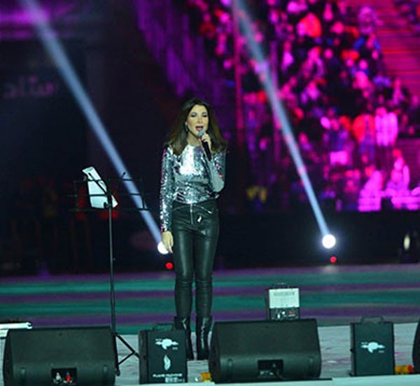 حفل نانسي عجرم باستاد القاهرة