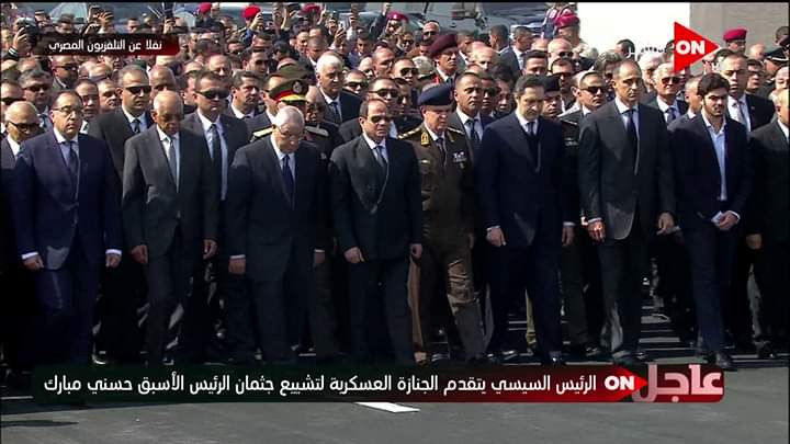 جنازة حسني مبارك
