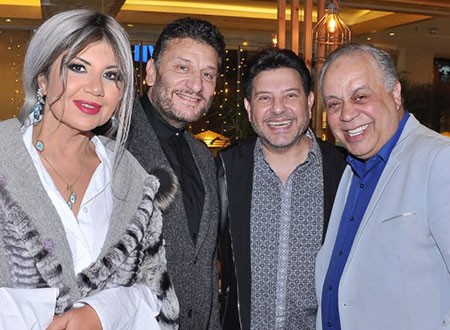 النجوم في افتتاح مطعم نقيب الممثلين.. صور