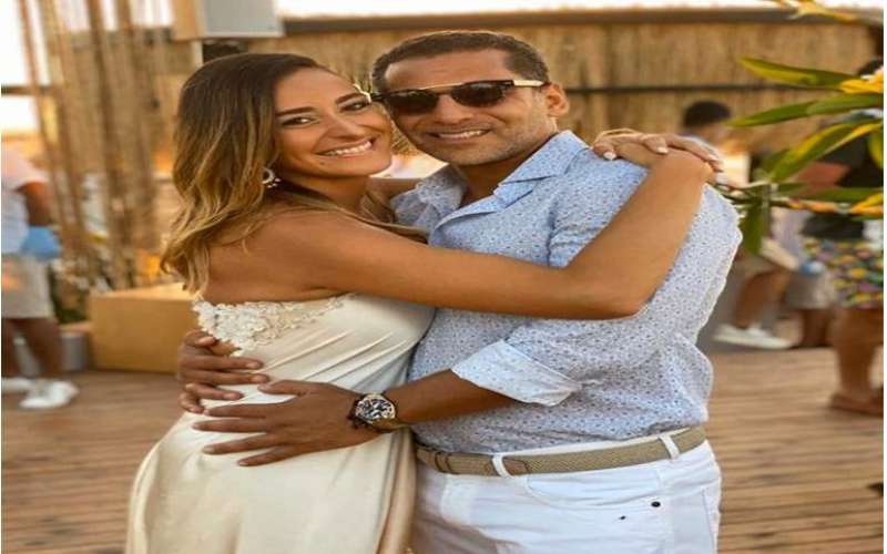 امينة خليل وخطيبها