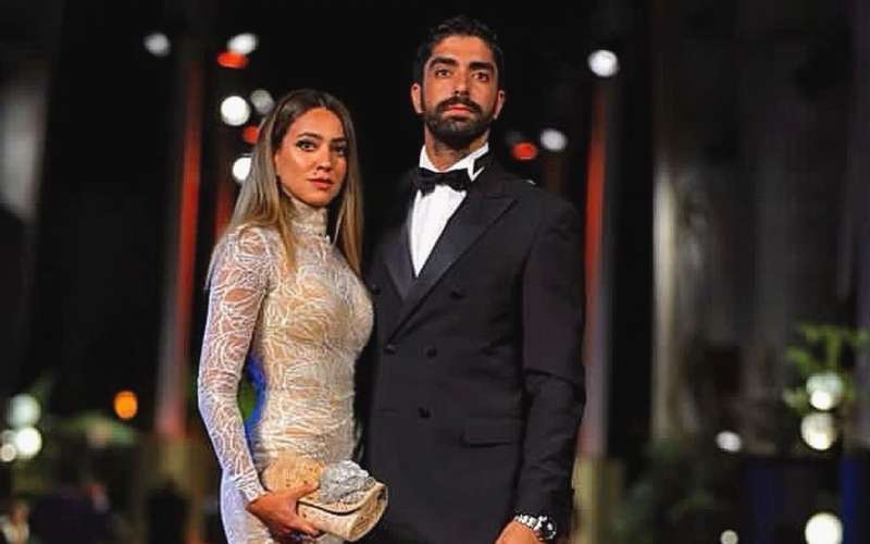 هند عبدالحليم وزوجها